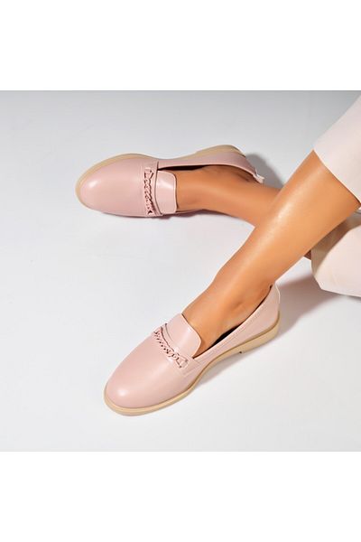 Joana Women's Ballet Flats Nude Henly Eco-Leather