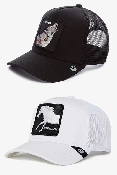 w white stars sports & wear مجموعة قبعة رياضية موسمية على شكل حيوانات للجنسين مكونة من قطعتين قابلة للتعديل من الخلف