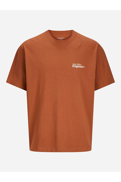 Jack & Jones Slogan Print Crew Neck Short Sleeve T-Shirt