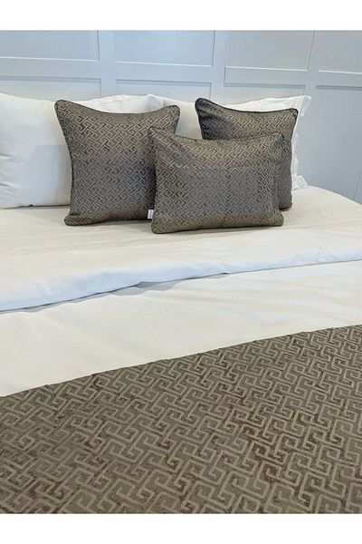 Lucien Home Bed Runner Throw Pillow Set