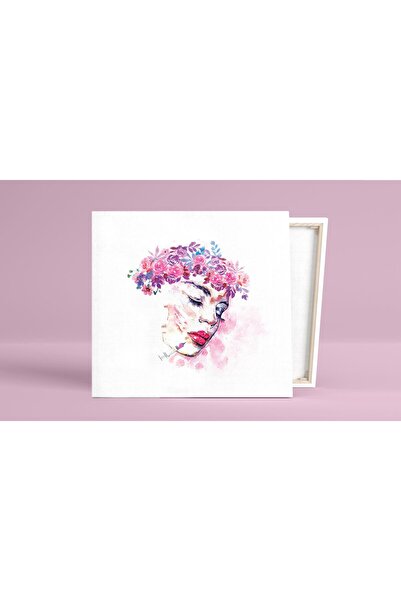 Prof Pictură pe pânză cu flori de față, cadou decorativ