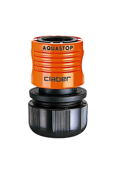 CLABER 3/4inch Aqua Stop Card Hose Coupling