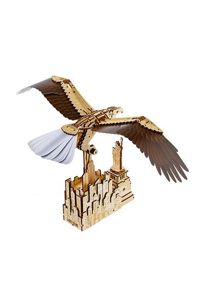 Wood Trick Mechanical 3D puzzle, Freedom Eagle, WT, wood, 308 pieces