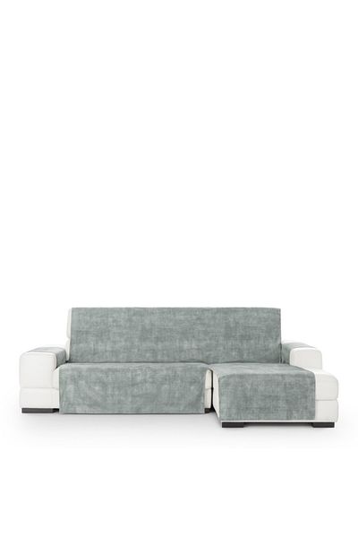 EYSA CONFECTIONES Velvet corner cover right, practical, Turin, C6 Grey