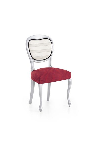 EYSA CONFECTIONES Set 2 huse scaun elastice (sezut) jacquard, Iria, C/8 Bordo
