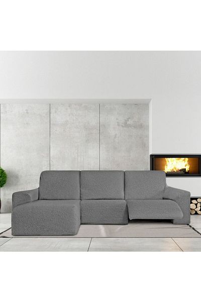 EYSA CONFECTIONES Left corner cover with recliner, 250-360 cm, Premium ROC, C/6 Grey