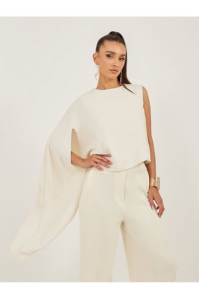 Styli One Cape Sleeve Regular Fit Top