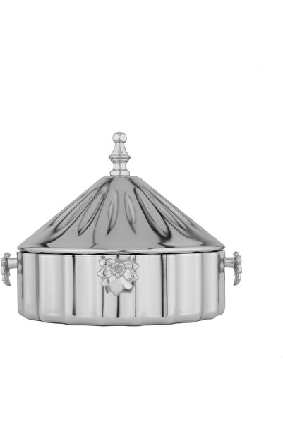 Generic Al Saif Miral Candy Bowl, Large Size, Full Chrome Color, Quantity: 1