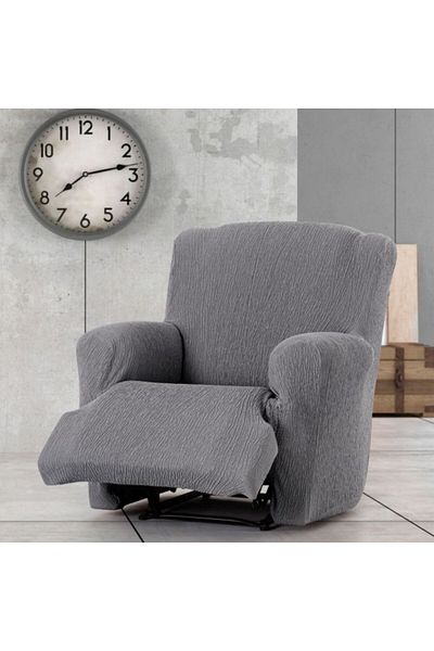 EYSA CONFECTIONES Elastic cover for armchair with recliner, Troya, C/6 Grey