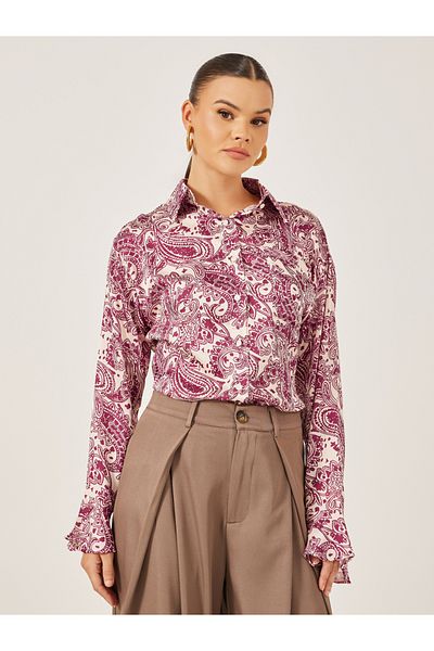 Styli Paisley Printed Long Sleeve Regular Fit Shirt