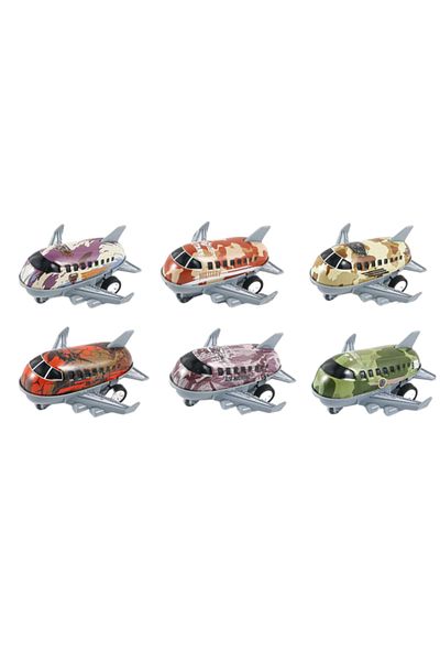 STEM Diecast Pull Back Plane 6 Set - Collector's Edition Model for Kids 3+