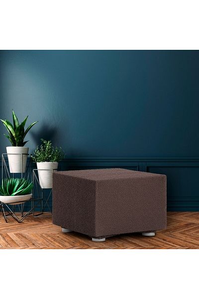 EYSA CONFECTIONES Husa bielastic PUF 60x60cm, Premium ROC, C/07 Maro