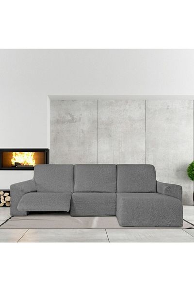 EYSA CONFECTIONES Right corner cover with recliner, 250-360 cm, Premium ROC, C/6 Grey