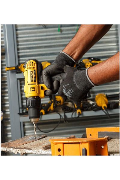 Dewalt مثقاب مطرقة لاسلكي مدمج ببطارية ليثيوم أيون ١٨ فولت، أصفر/أسود، ١٣ مم - DCD776S2-B5