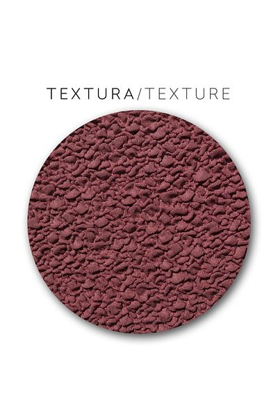EYSA CONFECTIONES Husa coltar dreapta cu sezlong bielastica 350-500cm, Premium ROC, C/8 Bordo