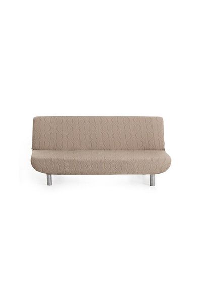 EYSA CONFECTIONES Elastic sofa cover 3-seater without arms, 180-200cm, Iria, C/11 Dark beige