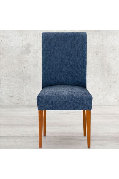 EYSA CONFECTIONES Set 2 huse scaun elastice (sezut+spatar),Troya, C/3 Albastru