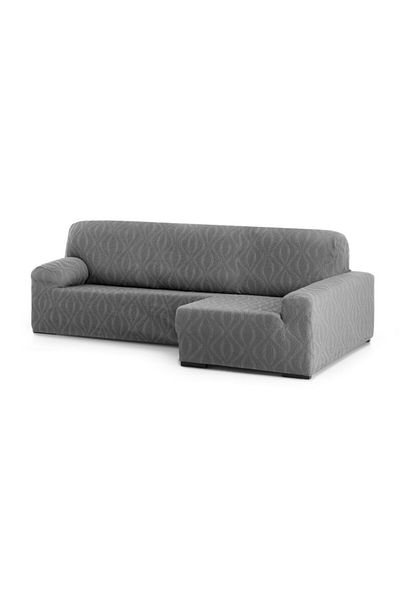 EYSA CONFECTIONES Jacquard right corner elastic cover, long arm, Iria, C/16 Anthracite