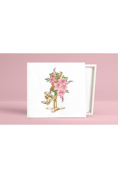 Prof Microscop-flori Pictură pe pânză Cadou Decorativ