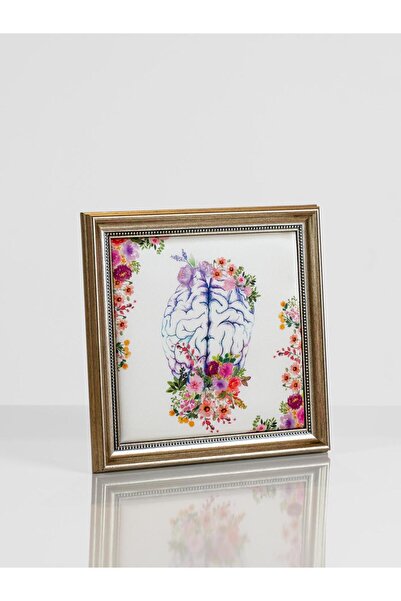 Prof Mozak - Ljubičasti cvetovi 100% svilena slika, dekorativni poklon