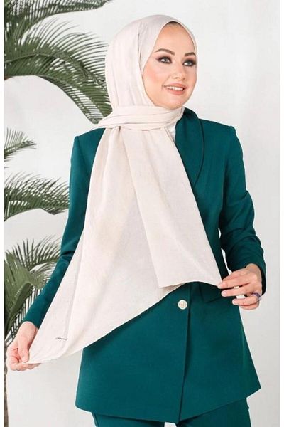 HAREM SCARF Sand Beige Harem Amor Shawl - Sand Beige