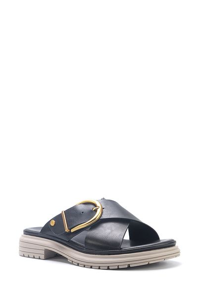 İnci Inci Geminni 5Fx Black Women's Slippers