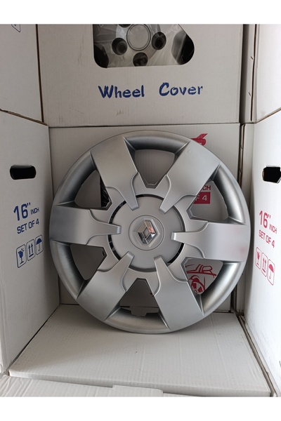Renault Master 16 RENAULT MASTER ORGİNAL JANT KAPAĞI 4 LÜ SET (KROM AMBLEM HE...