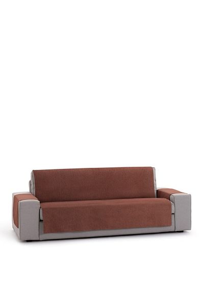 EYSA CONFECTIONES Jacquard sofa cover 2-seater practical 115cm, MID, C9 Brick