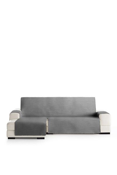 EYSA CONFECTIONES Quilted left corner cover Extra 290cm, Oslo, C/6 grey
