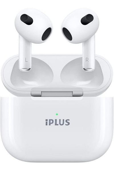 iplus سماعات أذن بلوتوث مع حافظة وحلقة تثبيت وحزام للرقبة للاستماع بسلاسة