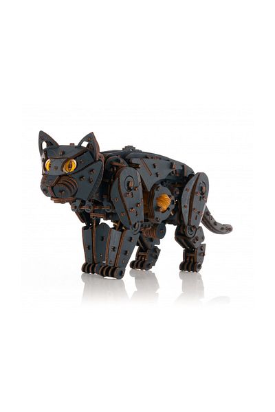 EWA 3d Puzzle, Black Cat, , Wood, 508 Pieces