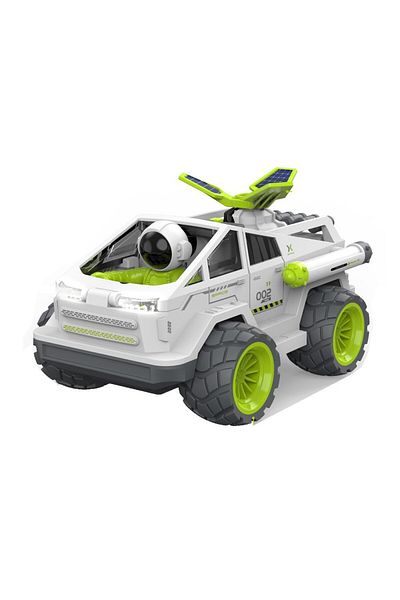 STEM Space Explorer Rover -Solar Panels, Rugged Wheels Windshield Opens, Figure Fits Inside