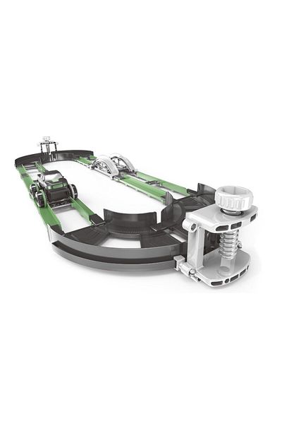 STEM Stunt Rotate Track Roll Rail Car
