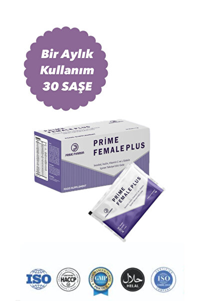 PRİME PHARMA GLOBAL PRİME FEMALE PLUS (KADIN ÜREME SAĞLIĞI) 30 SAŞE