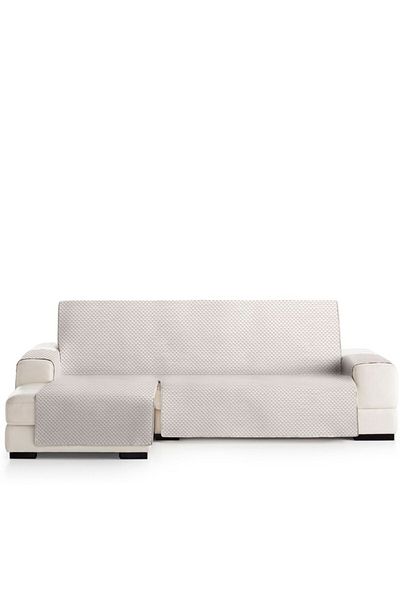EYSA CONFECTIONES Practical quilted cover for left corner 240cm, Oslo, C/00 Ecru