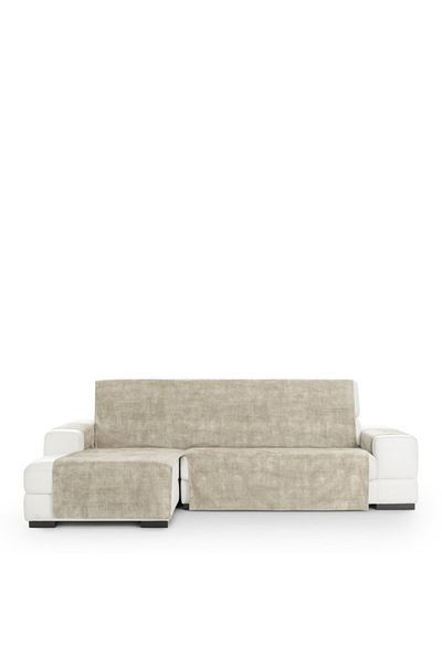 EYSA CONFECTIONES Velvet corner cover left, practical, Turin, C1 Ecru