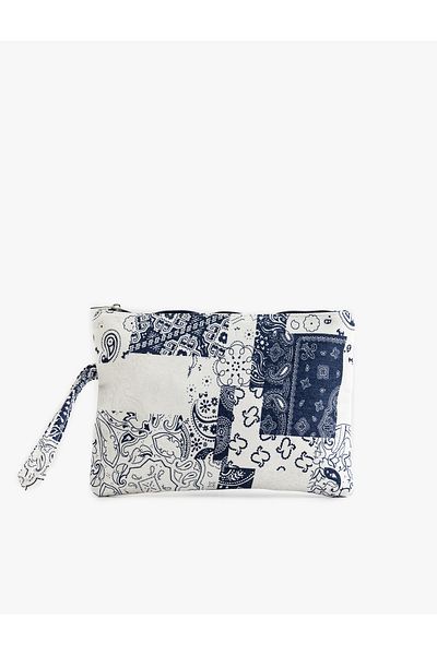Koton Ethnic Patterned Zippered Handbag