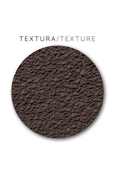 EYSA CONFECTIONES Husa coltar dreapta cu sezlong bielastica 350-500cm, Premium ROC, C/7 Maro
