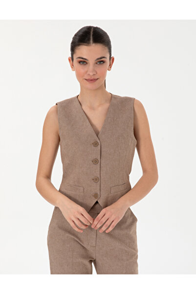 Pierre Cardin Γιλέκο Καμηλό 50306488-VR015