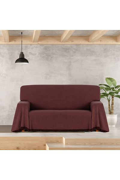 EYSA CONFECTIONES Pled universal din bumbac 180x260cm, Sugus, C8 Bordo