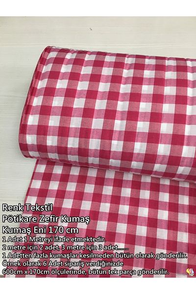 Renk Tekstil Pötikare Zefir Meter Cut Fabric - Χόμπι - Ράψιμο - Σχεδιασμός