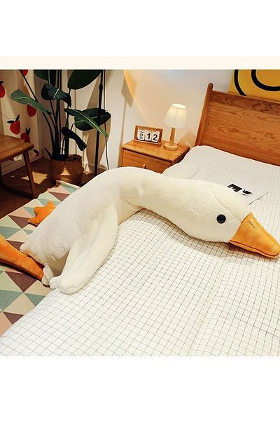 Özgüner Oyuncak 90 cm Sleeping Companion - Goose Plush Toy