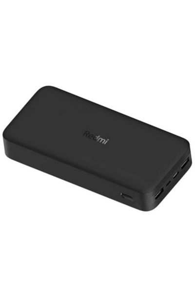 Xiaomi Acumulator extern Xiaomi Redmi Mi 20000 mAh Fast Charge (18W) Dual USB + Micro USB USB Type C Blacko