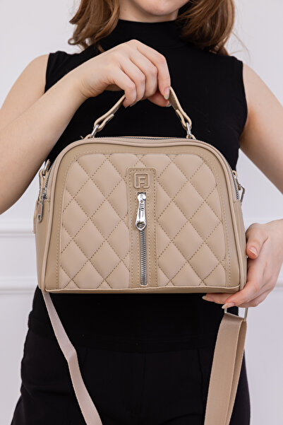 FARBAG Nakışlı Suni deri ayarlanabilir çapraz askılı büyük 3 gözlü el ve omuz...