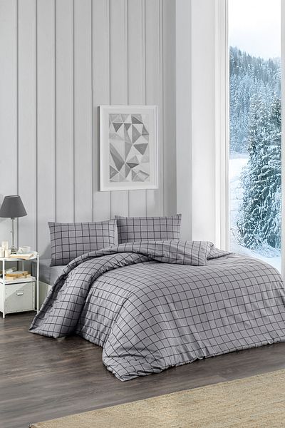 MARLA HOME Double Duvet Cover Set |   Cotton |   Elastic Sheet