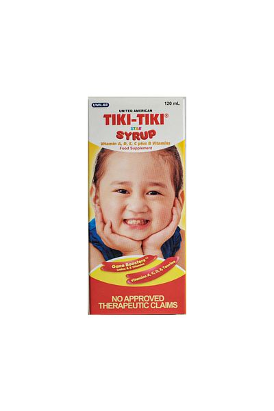 Unilab Tiki-Tiki Star Syrup 120ml