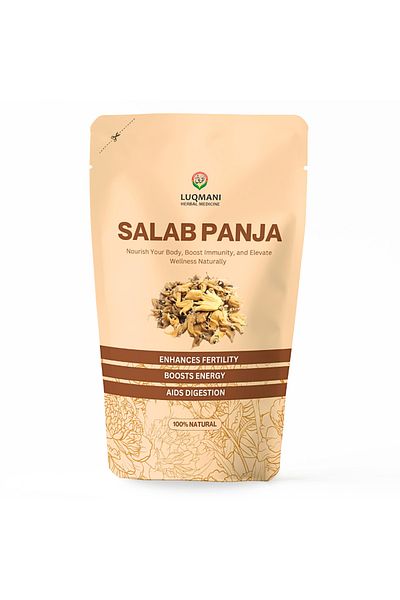 LUQMAN Salab Panja 50gram Pack Enhances Vitality and Energy Levels