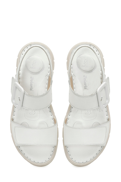 Polaris 5 Nokta 166245.Z5FX Beyaz Kadın Comfort Sandalet