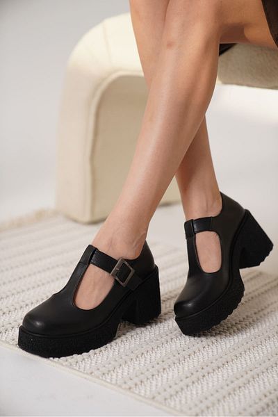 EMOYRA Mathilda Women's Black Casual Shoes