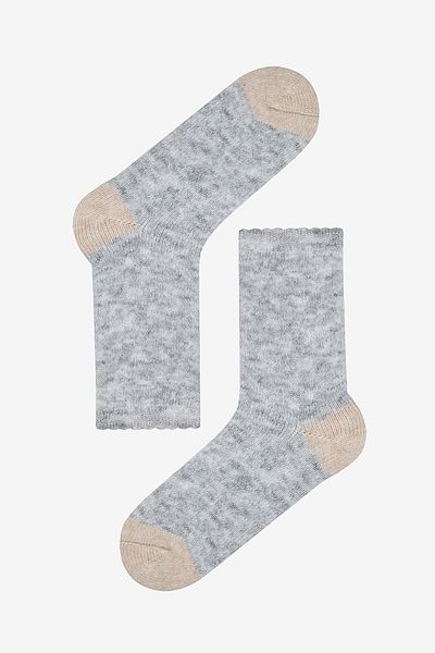 Penti Warm Big Dot Beige 2-teilige Socken